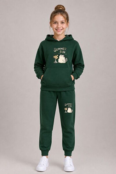 armicem Armikids New Season Printed Hooded Kangaroo Pocket Set