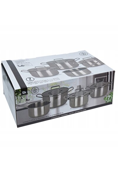 Excellent Houseware SET DE OALE CU CAPACURI 7 PIESE INDUCȚIE