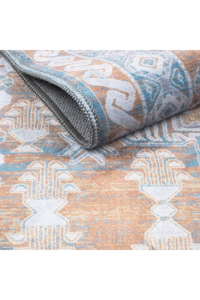 NO BRAND Covor Living Clasic Bej Mare 200x300 Catifea Elegant Vintage 2x3m