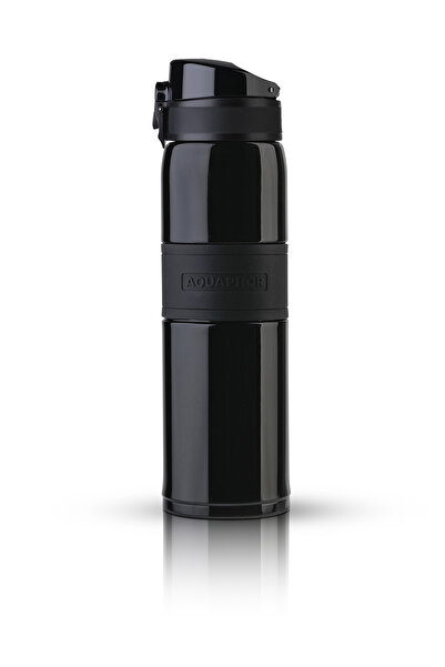 Aquaphor Termos negru 0,5l + perie CITY COOL