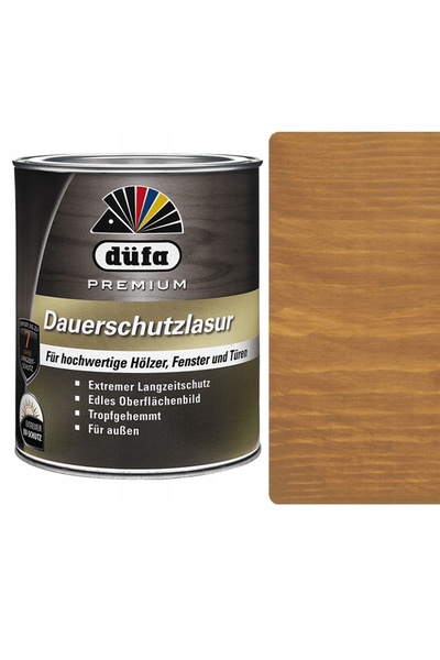 Düfa DUFA LAKIEROBEJCA DAUERSCHUTZLASUR 2.5L Vopsea pentru lemn MAHOON BEIGE