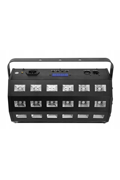LIGHT4ME Reflector 2 în 1 Lumină UV Ultravioletă + Stroboscop 24x3W UV+W LED DMX