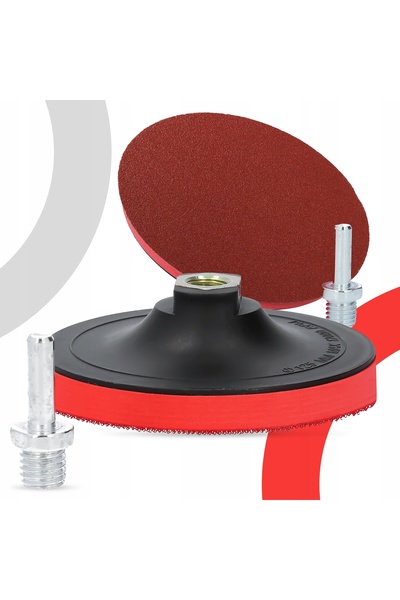 TRCR 100x Discuri abrazive tip cupă 125mm P60, Suport pentru lustruire, Prind...