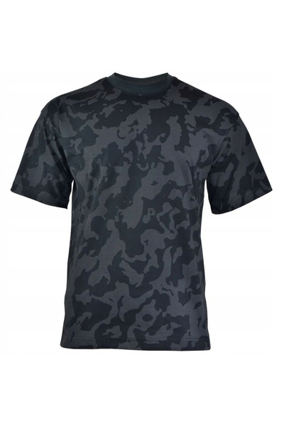 NO BRAND Tricou US MFH, Camuflaj de noapte, negru/gri, bumbac, 170 g/m² M