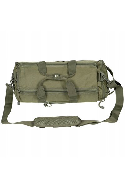 NO BRAND Geantă mică rotundă de umăr "Molle" verde măsliniu