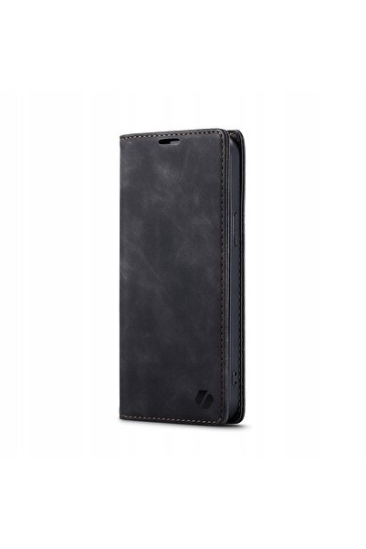 NO BRAND Husă cu clapetă pentru iPhone 14 Plus, Spacecase Wallet, moale, din ...