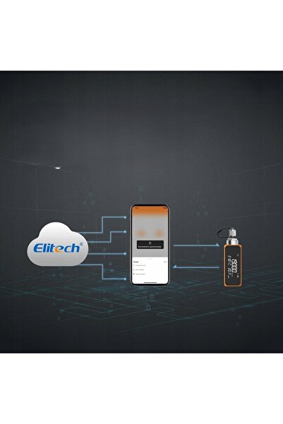 NO BRAND Elitech VGW-Mini Manometru de vid HVAC M1334