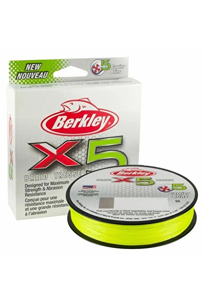 BERKLEY Fir împletit X5 13,6kg 0,20mm 150m Galben Fluo Galben