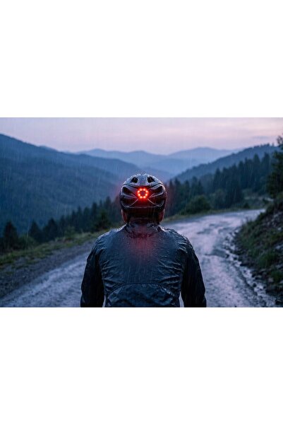 NO BRAND CĂȘTĂ DE BICICLETĂ MTB REGLABILĂ CU LUMINĂ LED VIZOR 55-58 SPEED VAYOX