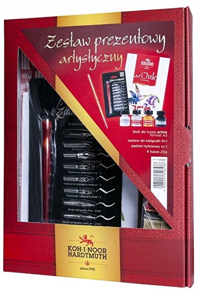 NO BRAND Set de artă pentru cerneală: Stilou-pensulă cu cerneală Koh-I-Noor