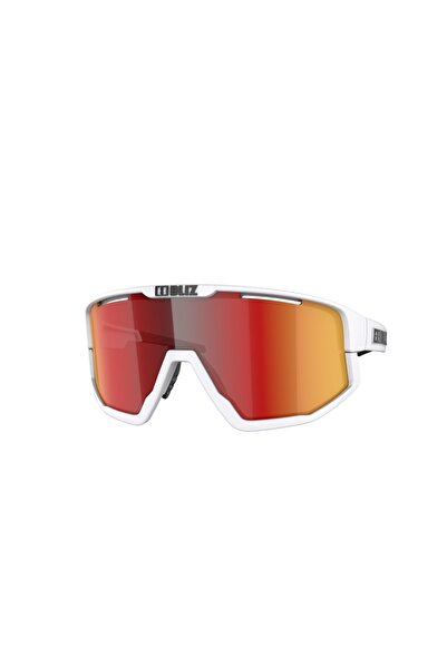 BLIZ Ochelari de soare Fusion alb mat/roșu fumuriu multi OS