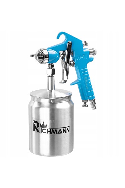 richmann Pistol de vopsit cu alimentare inferioară 600 ml, duză de 1.5 mm, co...