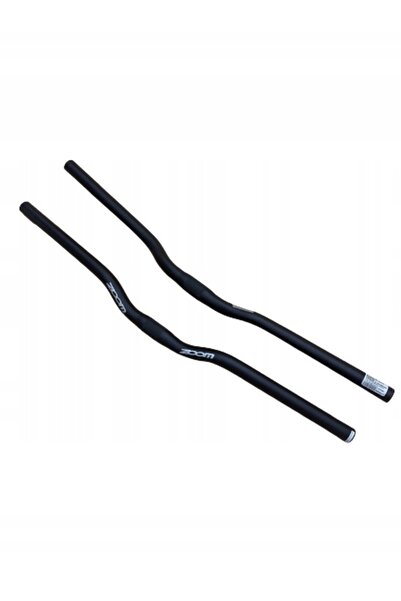 NO BRAND Ghidon de bicicletă 25,4 600x30x6 MTB Cross, negru mat, din aluminiu...