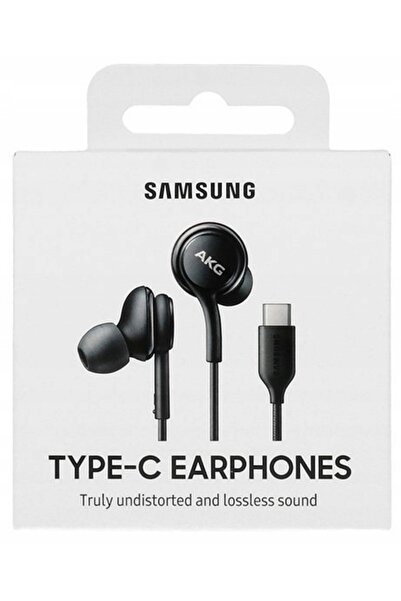 Samsung Căști intraauriculare AKG USB-C Negre cu fir EO-IC100BBEGEU
