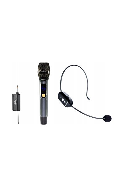 NO BRAND SISTEM WIRELESS MICROFON PORTABIL + CĂȘTI + RECEPTOR TONSIL MBD 226