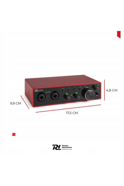 NO BRAND Power Dynamics PDX22 Interfață Audio Combinată USB
