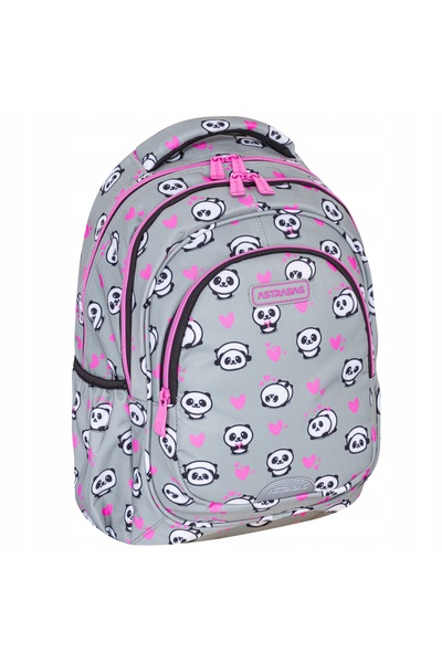 NO BRAND SWEET PANDAS Rucsac școlar pentru fete, clasele 1-3 AB3301.