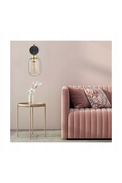 TK-Lighting TK LIGHTING PESCARA 6480 LAMPĂ SUSPENSĂ DE TAVAN NEGRU/AMBER