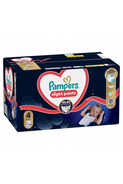 Pampers Scutece-chiloțel de noapte 4 (104 bucăți)