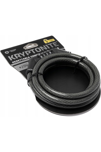 KRYPTONITE Antifurt bicicletă Kryptoflex K003311 cu cablu