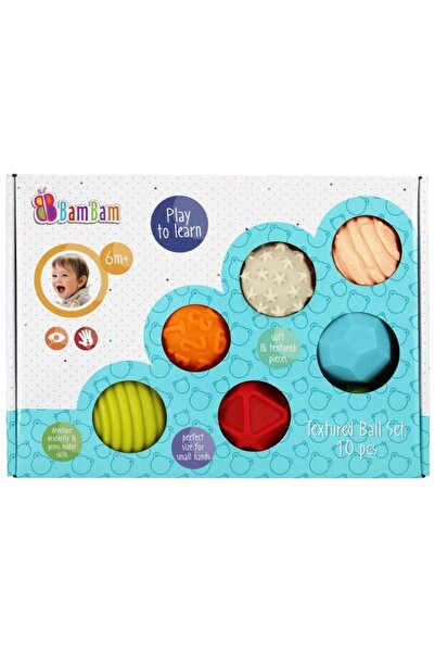 NO BRAND BAM BAM SENSORY BALLS set de 10 mingi senzoriale