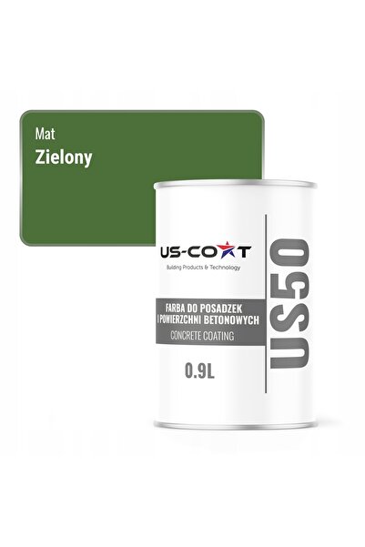 NO BRAND Vopsea protectoare pentru pardoseli din beton, verde RAL 6010, 0,9L,...