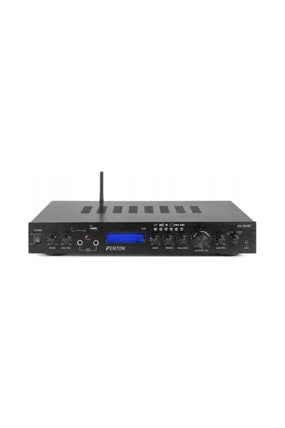 NO BRAND Amplificator Fenton cu 5 canale USB BT FM de 400W