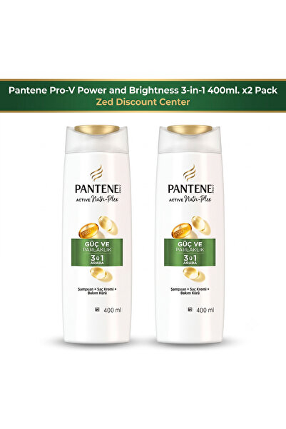Pantene Pro-V Putere și Strălucire 3-în-1 Șampon + Balsam + Tratament 400ml. ...