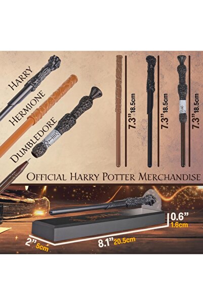 NO BRAND Pix baghetă zburătoare Harry Potter + Suport Cadou Hogwarts Harry Po...