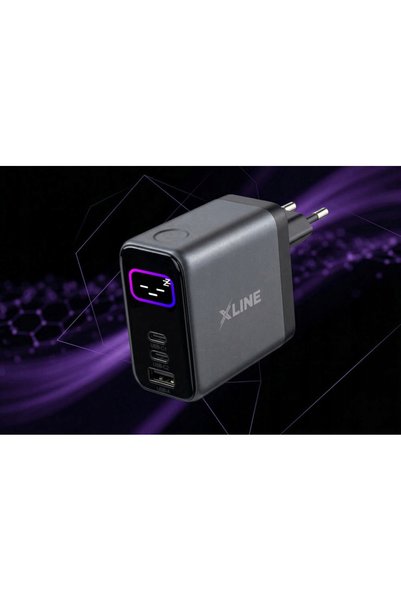 NO BRAND Încărcător de perete XLINE WCT1003K 100W GaN Negru