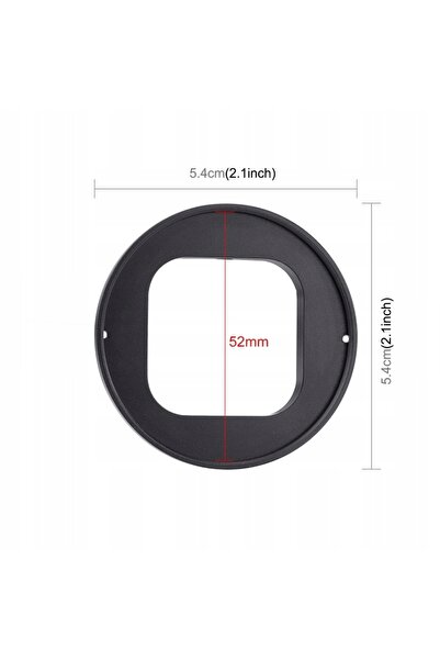 NO BRAND Suport adaptor pentru filtru 52mm pentru GoPro HERO 12 11 10 9 BLACK