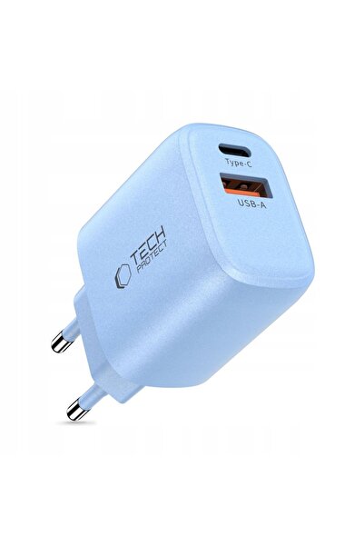 NO BRAND 2X Tech-Protect Încărcător de perete 20W USB-C USB-A, PD QC 3.0, Rapid