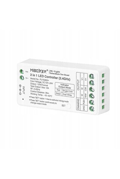 NO BRAND 4X CONTROLER DE ZONĂ LED FUT035S + TELECOMANDĂ FUT007 4 ZONE MIBOXER...
