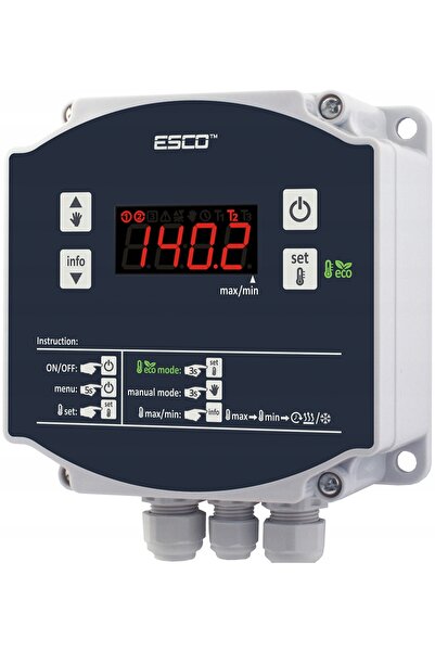NO BRAND Termostat dublu, regulator de temperatură diferențial