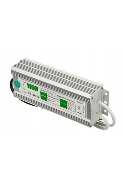 NO BRAND Sursă de alimentare 12V 100W 8.3A, impermeabilă, pentru bandă LED IP...