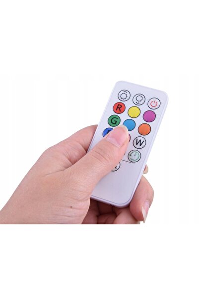 NO BRAND Sowa Silikon lumină de veghe LED moale RGB + telecomandă ZA3295
