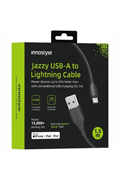 NO BRAND INNOSTYLE CABLU USB LIGHTNING MFI ÎNCĂRCARE RAPIDĂ PENTRU IPHONE KEV...
