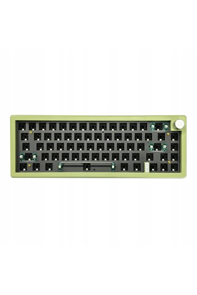 NO BRAND Kit DIY GMK67 Verde 65% Tastatură Mecanică Hotswap RGB Wireless 2.4 Ghz