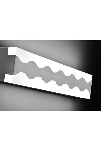 NO BRAND Aplică de perete Candellux albă cu sursă de lumină LED integrată 10 W