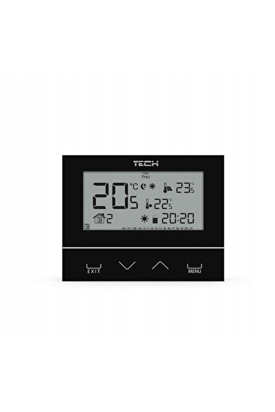 TECH Sterowniki Termostat de cameră cu fir, cu sticlă, controler regulator ST...