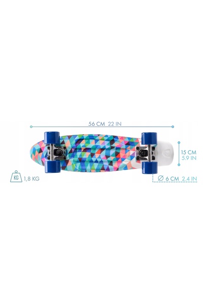 Meteor Fischa Skateboard Clasic Pentru Copii Pennyboard