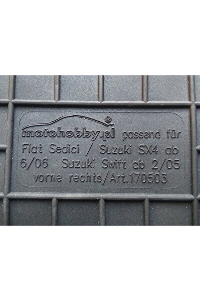 NO BRAND Covorașe de cauciuc dedicate pentru față Suzuki Swift III (2005-2010)