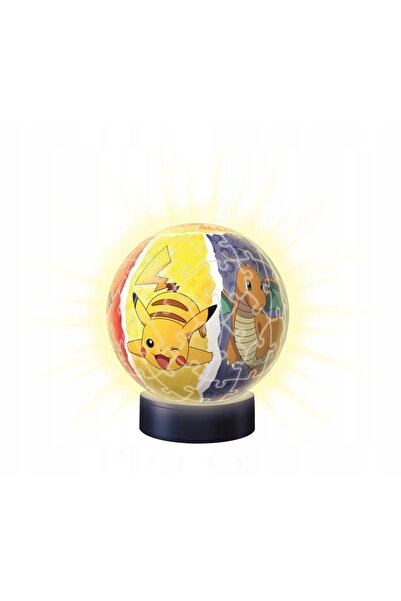 RAVENSBURGER Puzzle 3D Minge Luminoasă Pokemon Pentru Copii Lampă Pokeball 6+