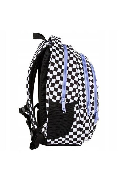NO BRAND SET Rucsac școlar cu mai multe compartimente Back Up ȘAH + PENAR