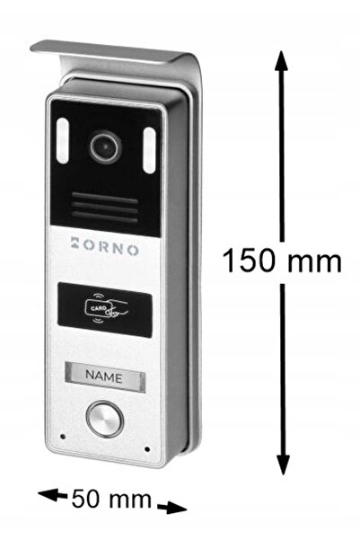 Orno Kit interfon video cu monitor LCD de 4,3'' și cititor de carduri și tele...