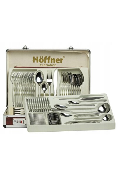 NO BRAND SET TACĂNĂRIE VALIZĂ 72 PIESE SATIN HOFFNER ELEGANCE STEEL HIT