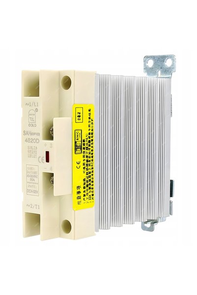 Reball GOLD SAH(G3PA) 4820D 20A DC-AC SSR RELEU SEMICONDUCTOR CU RADIATOR