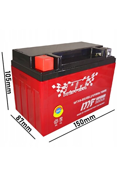 NO BRAND BATERIE GEL 12V 9Ah MOTOCICLETĂ QUAD SCUTER ENDURO DISPLAY 2025