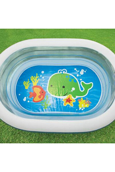 Intex BASEN PENTRU COPII BAZIN GONFLABIL DE GRĂDINĂ 163 x 107 x 46 cm Distracție