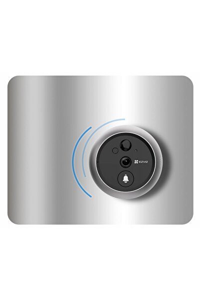 EZVIZ DP2 2K Vizualizator WiFi cu ecran tactil și cameră + Card SD de 64GB